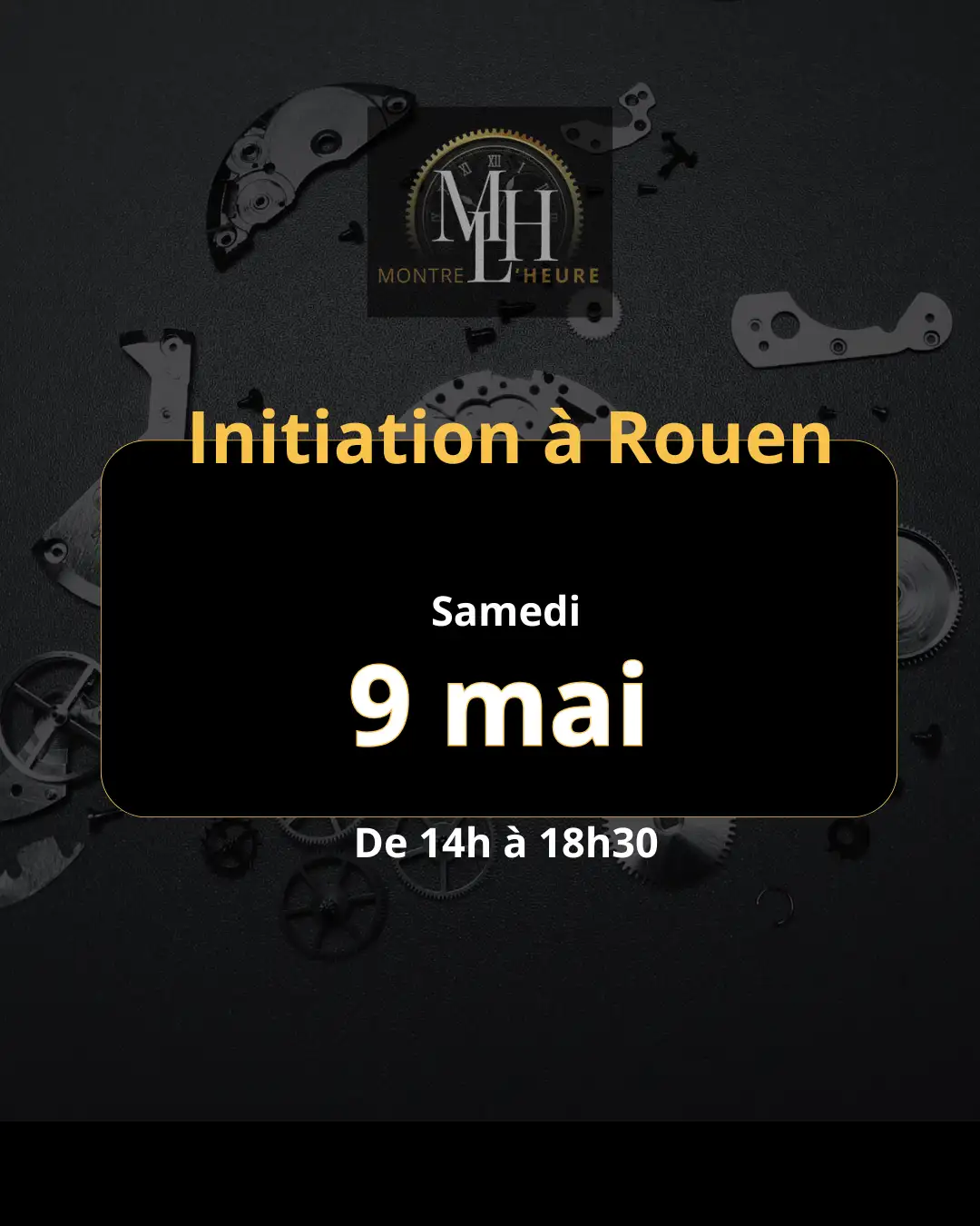 initiation le samedi 9 mai